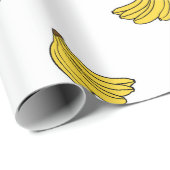 バナナパターン1 ラッピングペーパー (ロールコーナー)