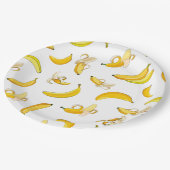 バナナパターン4 ペーパープレート (アングル)