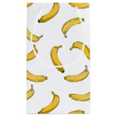 バナナパターン スモールペーパーバッグ (裏面)