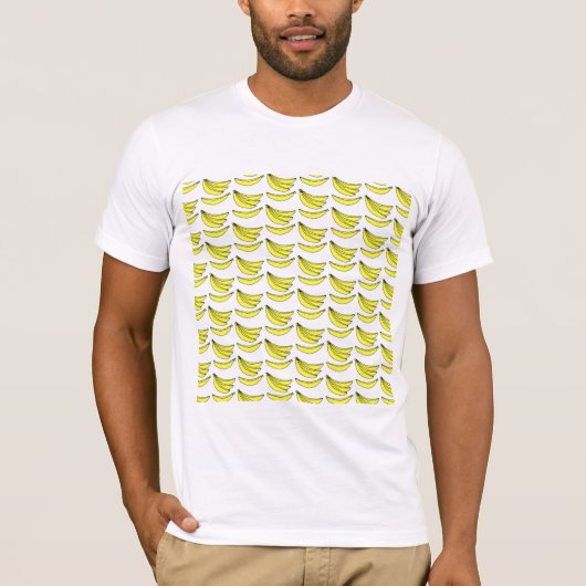 バナナパターン Tシャツ (正面)