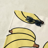 バナナパレードバターイエロー ビーチタオル (インサイチュ)