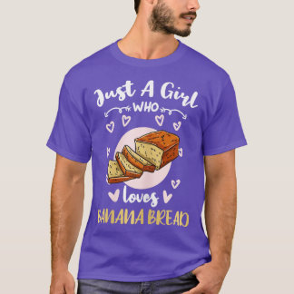バナナパンが大好きな少女 Tシャツ