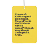 バナナパンケーキトレイル/サーキット カーエアーフレッシュナー (正面)