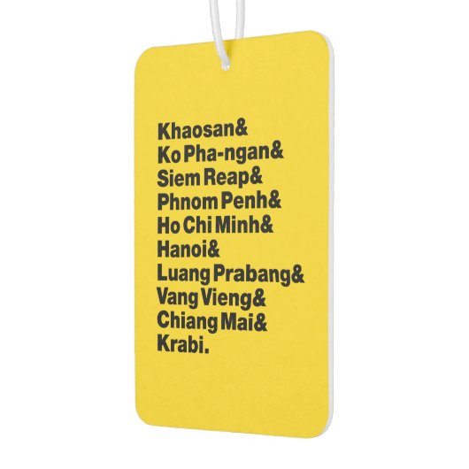 バナナパンケーキトレイル/サーキット カーエアーフレッシュナー (左)