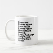 バナナパンケーキトレイル/サーキット コーヒーマグカップ (左)