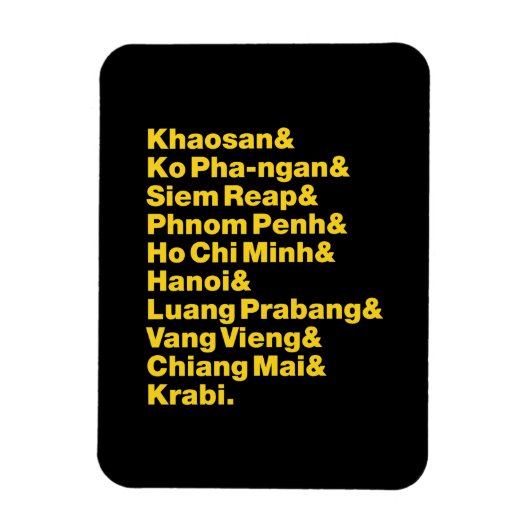 バナナパンケーキトレイル/サーキット マグネット (縦)