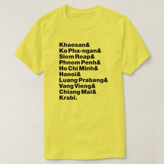 バナナパンケーキトレール/サーキット Tシャツ (デザイン正面)