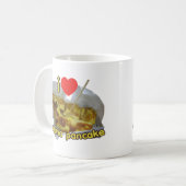 バナナパンケーキ（ハート）が大好き... タイのストリートフード コーヒーマグカップ (正面左)