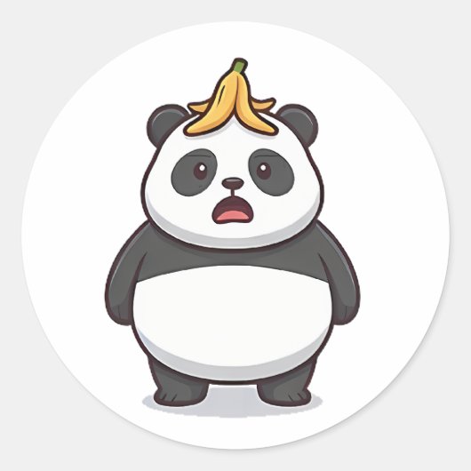 バナナパンダ ラウンドシール (正面)