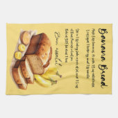 バナナパンベーキングレシピ キッチンタオル (横)