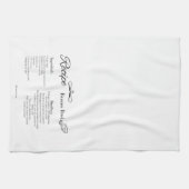 バナナパンレシピ キッチンタオル (横)