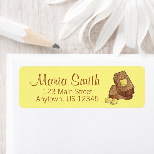 バナナパン焼いたグッズべーカーベーカリーグルメ ラベル (インサイチュ)