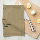 バナナパン-麻布- キッチンタオル (四つ折り)