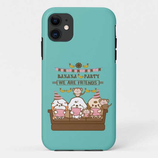 バナナパーティー Case-Mate iPhoneケース (裏面)