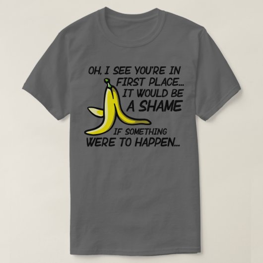 バナナピール Tシャツ (デザイン正面)