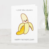 バナナフおもしろいルーツプンファーザーズデイカード カード (正面)