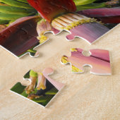 バナナフラワーパターン ジグソーパズル (側面)