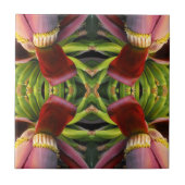 バナナフラワーパターン タイル (正面)