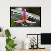 バナナフラワーポスター ポスター (ホームオフィス)