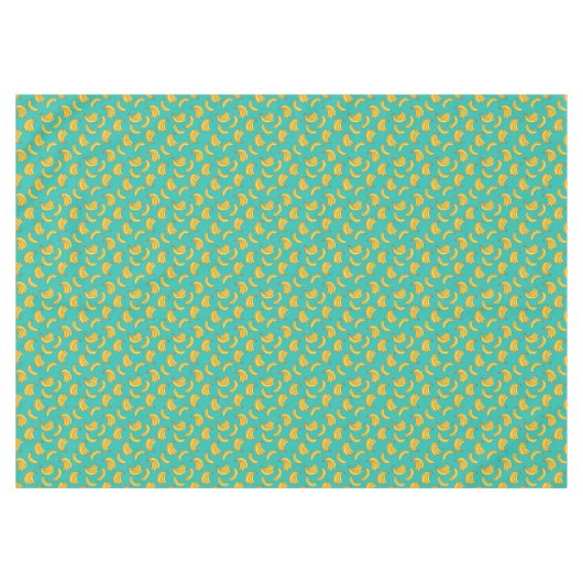 バナナフルーツおもしろい模様 テーブルクロス (正面(横))