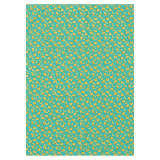 バナナフルーツおもしろい模様 テーブルクロス (正面)