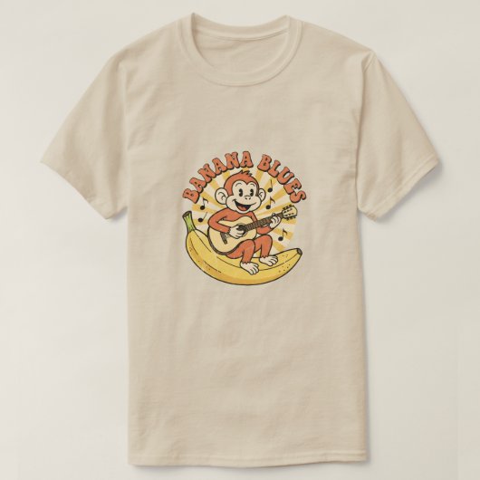 バナナブルース Tシャツ (デザイン正面)