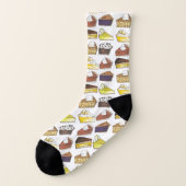 バナナブルーベリー鍵ライムパンプキンボストンクリームパイ ソックス (左外側)