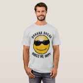 バナナブレッドで幸せ Tシャツ (正面フル)