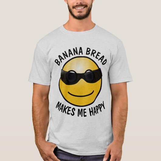 バナナブレッドで幸せ Tシャツ (正面)