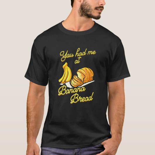 バナナブレッドを焼くヴィーガンバーカー Tシャツ (正面)