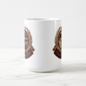 "バナナブレッドマスターエンブレム – 素朴ベーカリー愛好家 コーヒーマグカップ (中央)