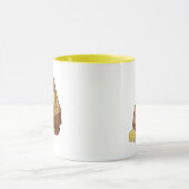 バナナブレッドローフスライスバターベイカーベーキング食品 マグカップ (中央)