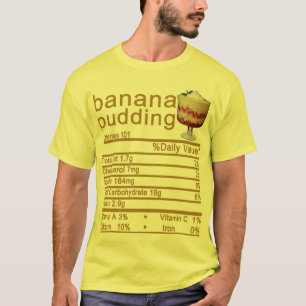 バナナプリン栄養事実感謝祭 Tシャツ