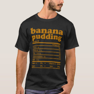 バナナプリン栄養事実2021感謝祭N Tシャツ