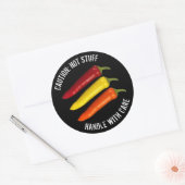 バナナペカラフルッパーのトリオ ラウンドシール (封筒)