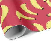 バナナホリデーラッピング紙 ラッピングペーパー (ロールコーナー)