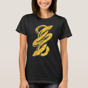 バナナボールPythonの植物学者スネーク恋人 Tシャツ