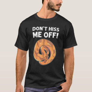 バナナボールPythonをオフに私を押してはいけない Tシャツ