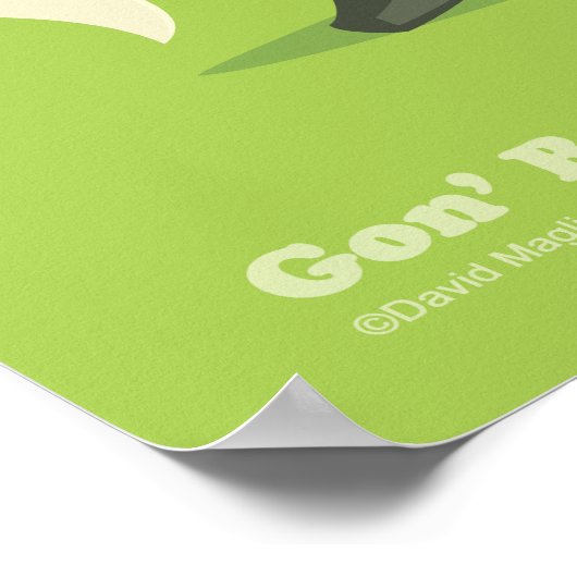 バナナポスター付きトックサル ポスター (角)