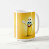 バナナマグおもしろいグ コーヒーマグカップ (正面右)