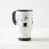 バナナマンカおもしろいートゥーンタンブラー トラベルマグ (正面左)