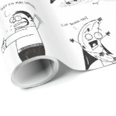 バナナマン 面白い漫画 ラッピングペーパー (ロールコーナー)