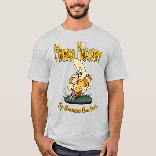 バナナミモサ理容師 Tシャツ (正面)