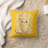 バナナミルクシェイク かわいい クッション 枕 (ブランケット)