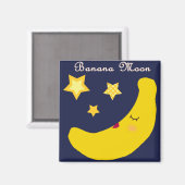 バナナムーンマグネット(四角) マグネット (正面/裏面)