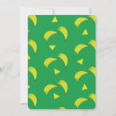 バナナモンキーサファリトロピカルバースデーパーティー 招待状 (裏面)