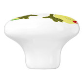 バナナモンスターのフルーツのイラストレーション セラミックノブ (側面)