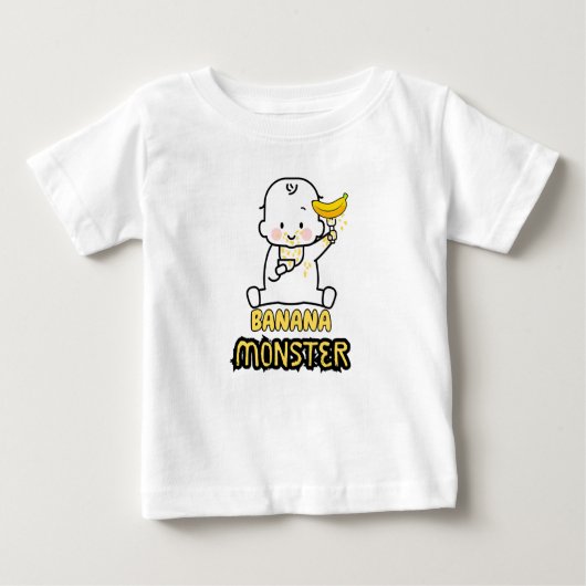 バナナモンスター ベビーTシャツ (正面)
