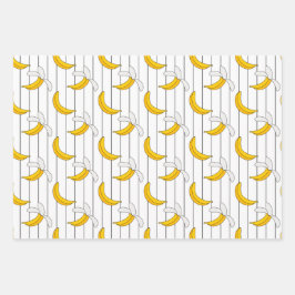 バナナラッインスパイアプ紙座標 ラッピングペーパーシート