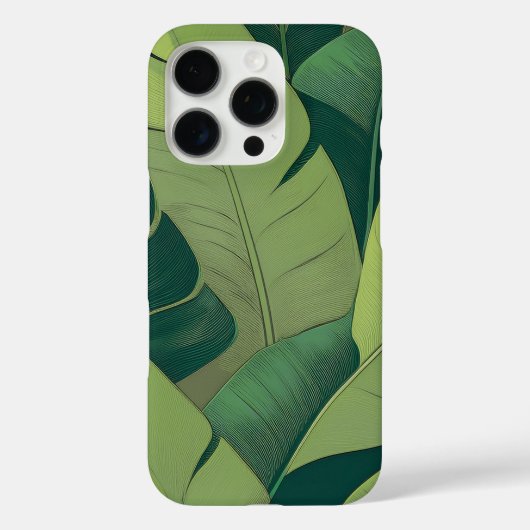バナナラマ ハワイアン バナナ リーフ Case-Mate iPhoneケース (裏面)